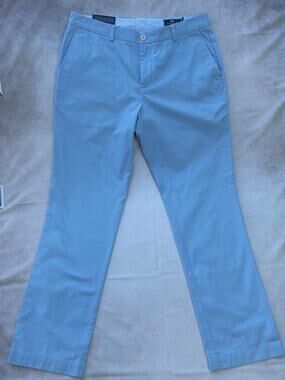 NWT Vineyard Vines Men’s 36x32 Club Pants Chino Trousers Baby Blue